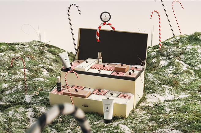 Jo Malone圣诞童话姜饼圣诞倒数月历，售价1万7650元。（Jo Malone提供／黄唯淯台北传真）