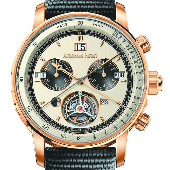 愛彼表Code 11.59超複雜Universelle RD#4腕表，以40種功能拿下日內瓦鐘表大賞的金指針獎。（GPHG提供）