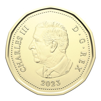 加拿大出查爾斯國王肖像硬幣 12月起流通