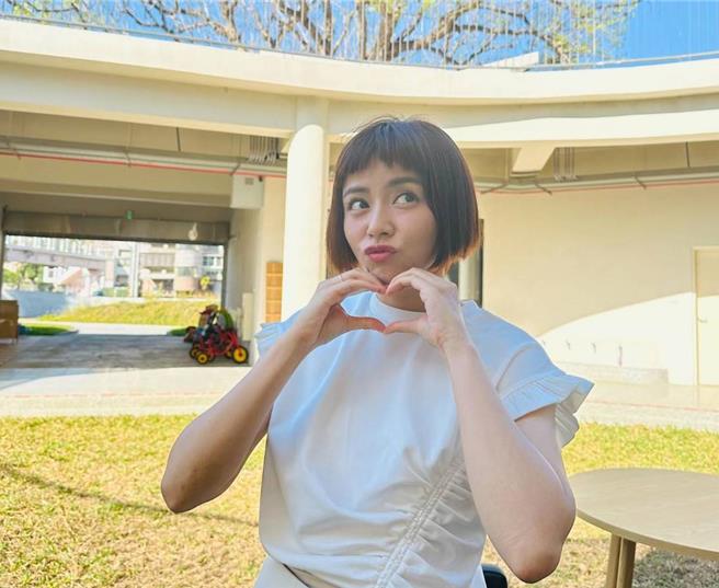 王瞳日前探访彰化乐说协会、拍摄《愿有情》公益短片。（彰化乐说协会、伍宗德提供）