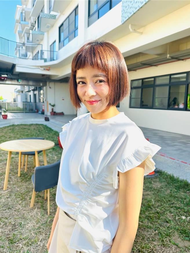 王瞳日前探访彰化乐说协会、拍摄《愿有情》公益短片。（彰化乐说协会、伍宗德提供）