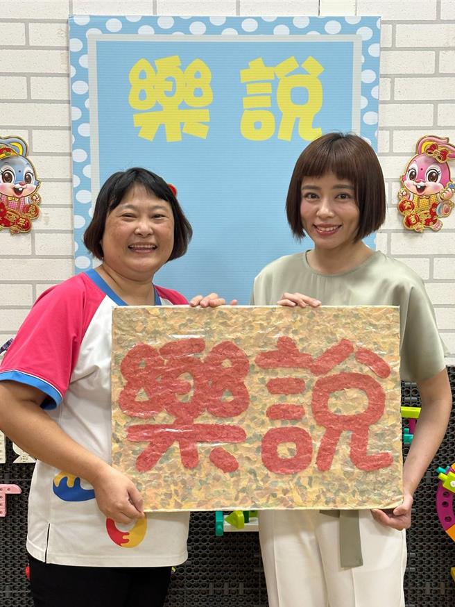 王瞳日前探访彰化乐说协会、拍摄《愿有情》公益短片。（彰化乐说协会、伍宗德提供）