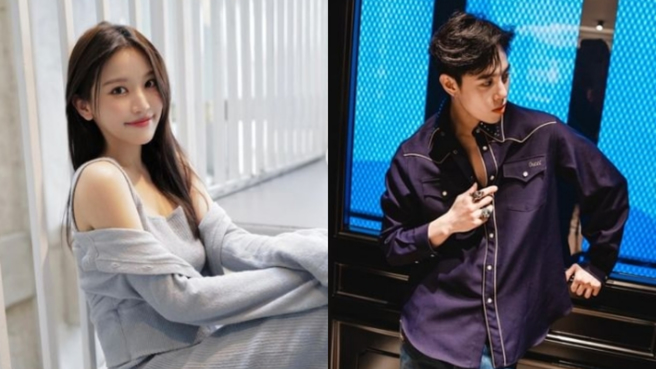 蔡瑞雪(左)被周刊爆料当街亲吻微风时尚男神孙麦杰(右)。 （图／翻摄自IG @snowbabyq、@maichiehsun）