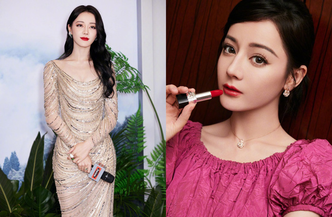 迪丽热巴是大陆知名零死角美女。（图／取自迪丽热巴微博）