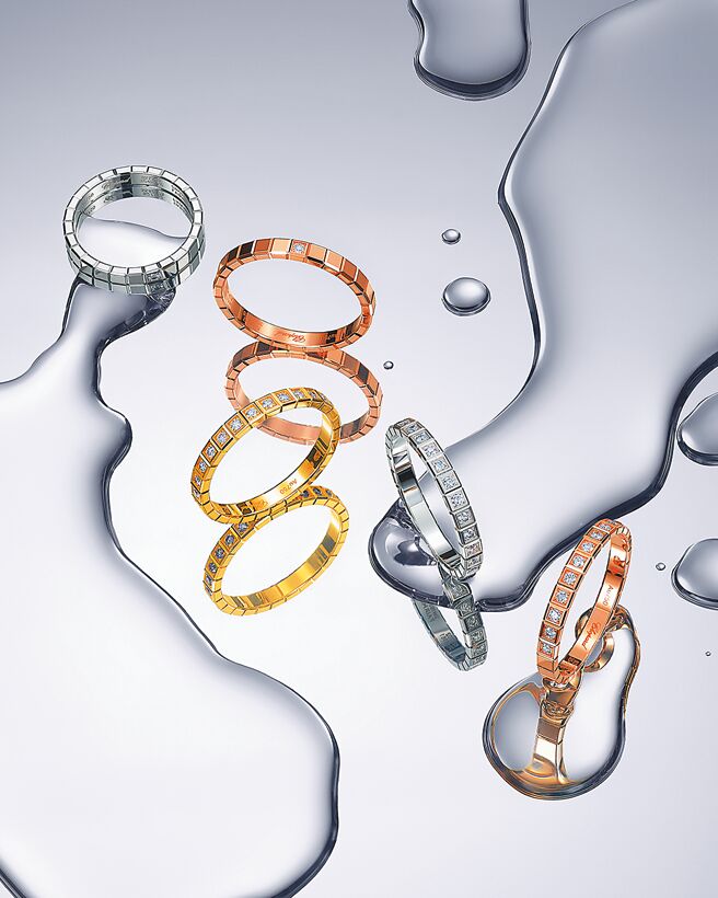 Ice Cube珠宝诞生于1999年，创作灵感源自冰块，摩登时尚且个性十足。（CHOPARD提供）