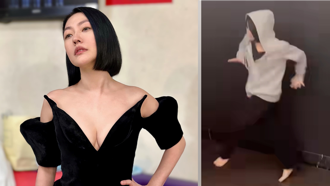 小S挑战滑步舞被女儿吐槽 网笑：姊还是跳国标就好