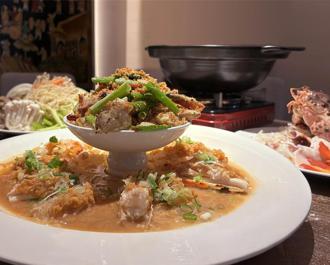 信義區唯一正宗「潮汕沙茶窩」 潮品集．潮坊巨無霸帝王蟹三吃開賣