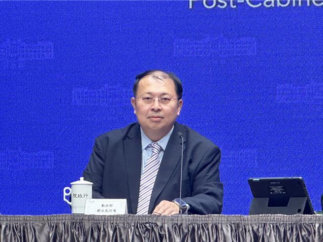 数位部次长阙河鸣。（黄婉婷摄）