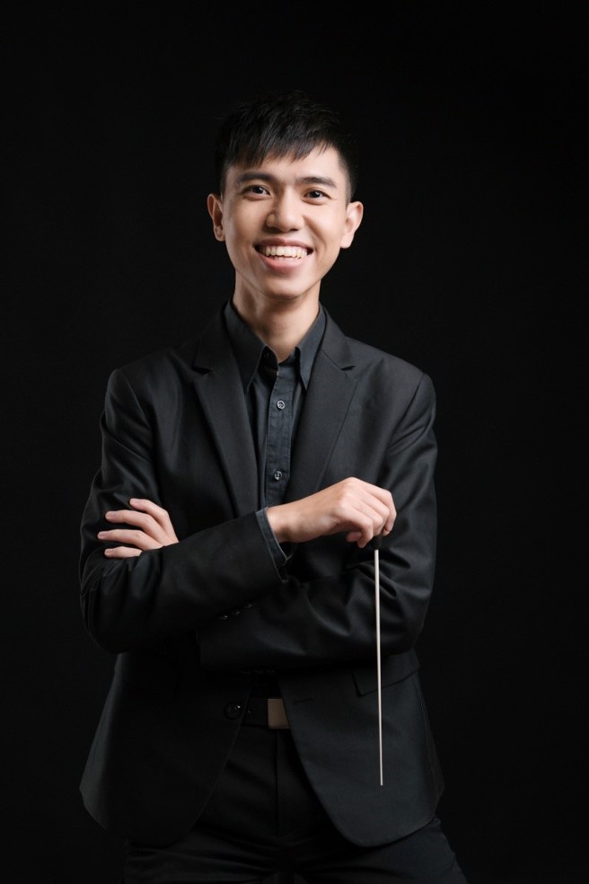 近年备受期待的臺湾青年指挥家-詹秉翔。(图/臺北市立国乐团提供)