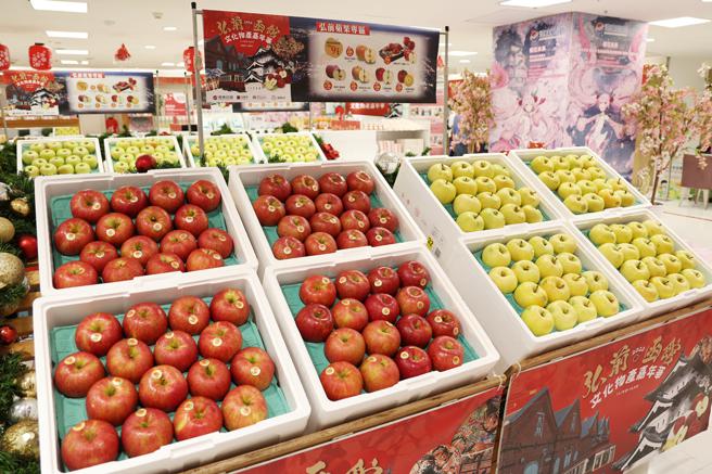 日本青森苹果外销台南数量较往年成长60倍。(图片来源：台南市政府提供)
