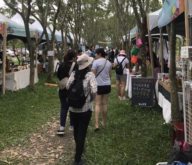 今年迈入第4个年头的「林后四林里山集市」，继10月中旬在屏东潮州镇林后四林平地森林园区开场后，又将于18、19日再次登场。（林业署屏东分署提供／谢佳潾屏东传真）