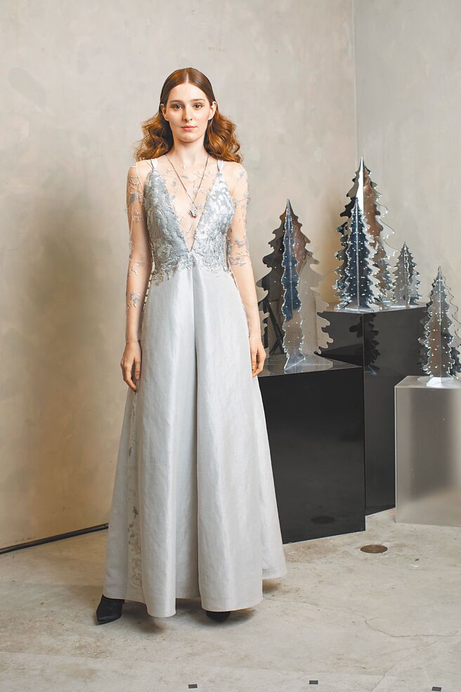 JAMEI CHEN 2023高订礼服秀，以Enchanted Garden为主轴。（JAMEI CHEN提供）