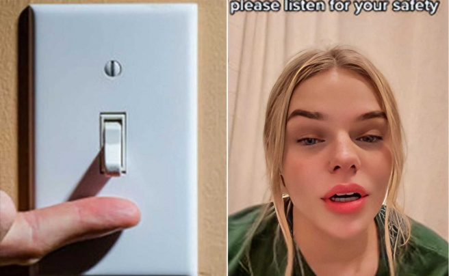 玛丽以近日亲身经歷，警惕女性：「当妳在晚上回家时，入内后不要立即开灯（图／翻摄TikTok@heyitsmaryalice）