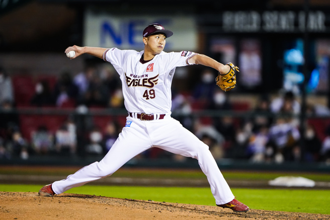 乐天金鹫西垣雅矢。（日本职棒NPB提供）