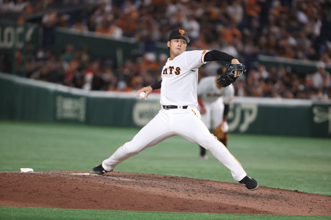 巨人队堀田贤慎。（日本职棒NPB提供）