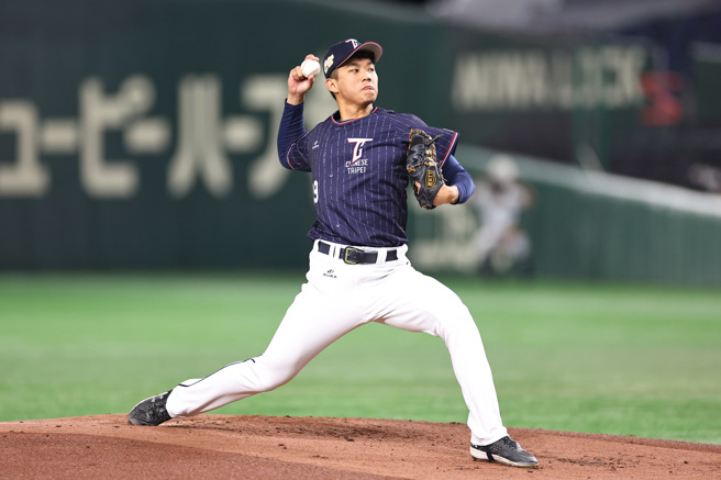 中华队先发投手陈克羿。（中职提供）
