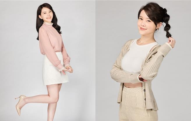 林佩潔首次棚拍，相當緊張。（中天新聞提供）