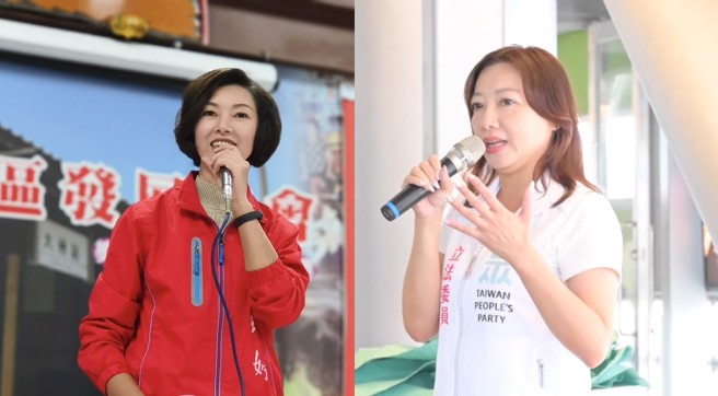 对于宜兰县立委选举，郭正亮认为，民眾党立委、参选人陈琬惠（右）比民调不一定会输，希望蓝白双方拿出智慧整合，就有机会胜选。左为国民党徵召的立委参选人、宜县议员黄琤婷。（合成图/翻摄自黄琤婷脸书、陈婉惠脸书）