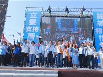 甩藍白紛爭南下高雄助選 侯友宜：曹桓榮進立法院 壞事抓出來