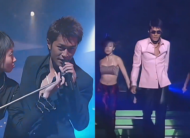 古天乐昔日唱跳画面被挖出引起热议。（图／摘自微博）