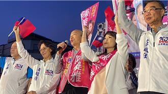 韓國瑜回高雄助選 喊：讓民進黨下台重新反省