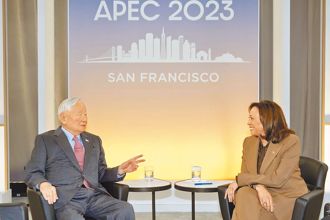 APEC峰會》 賀錦麗：很高興在舊金山與張忠謀會面