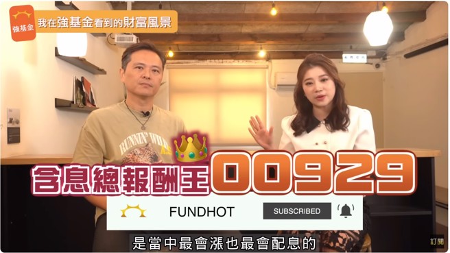 图/〈强基金预测2024含息总报酬王是00929｜强基金Youtube频道-五大巨兽ETF比较，谁才是价息双收之王〉