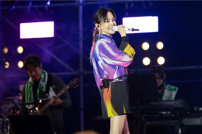 彭佳慧18日在台中开唱。（爱之日常提供）