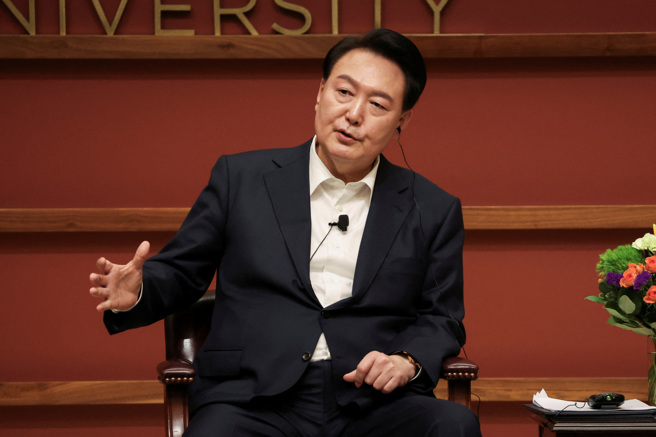 尹锡悦接受英国媒体专访做以上表示，中国若与北韩、俄罗斯合作不仅违反联合国安理会决议，也明显违反其他国际规范，并不会为中国带来任何利益，反而会影响其国际地位。（图/路透社）
