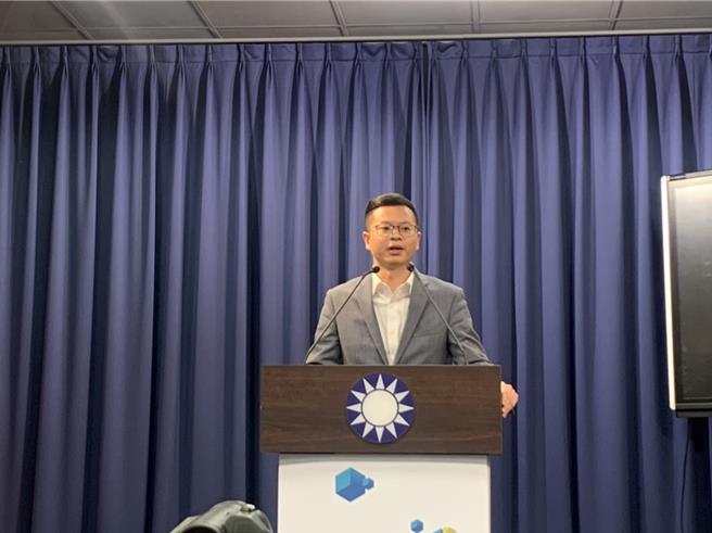 國民黨智庫副執行長凌濤受訪。（張薷攝）