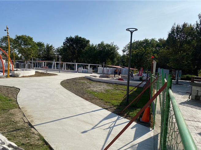 縣府城觀處表示，目前工程進度超前2.28％，待完工後驗收，最快農曆年前能開放民眾使用。（翻攝許淑美臉書／吳建輝彰化傳真）