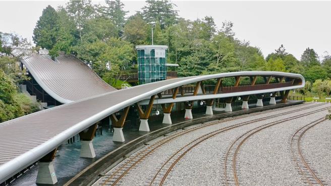 阿里山祝山车站全新改建完工，除3年工程期，事实上从12年前就开始进行规画设计等相关作业。（林铁及文资处提供∕吕妍庭嘉义传真）