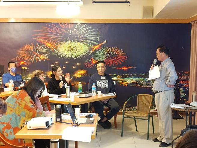 凱庭工業董座林享安經驗談（圖片來源：高雄市客家事務委員會提供）
