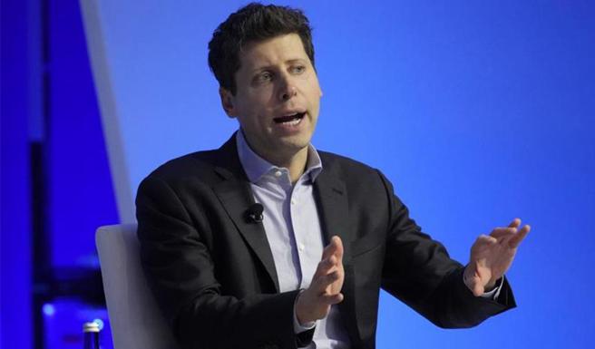 前OpenAI執行長奧特曼。圖／美聯社