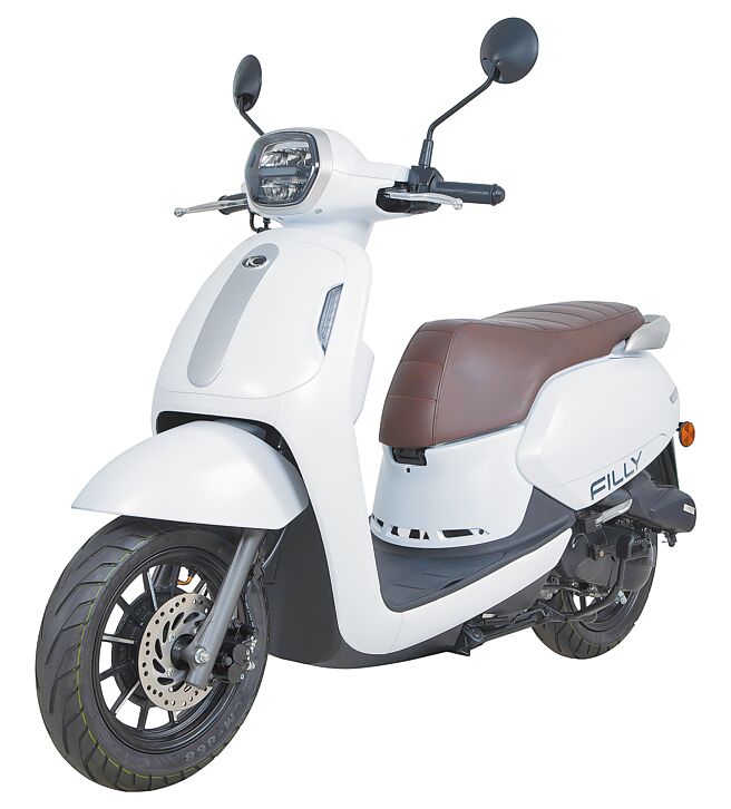 KYMCO FILLY 50具復古时尚外观。（光阳提供）