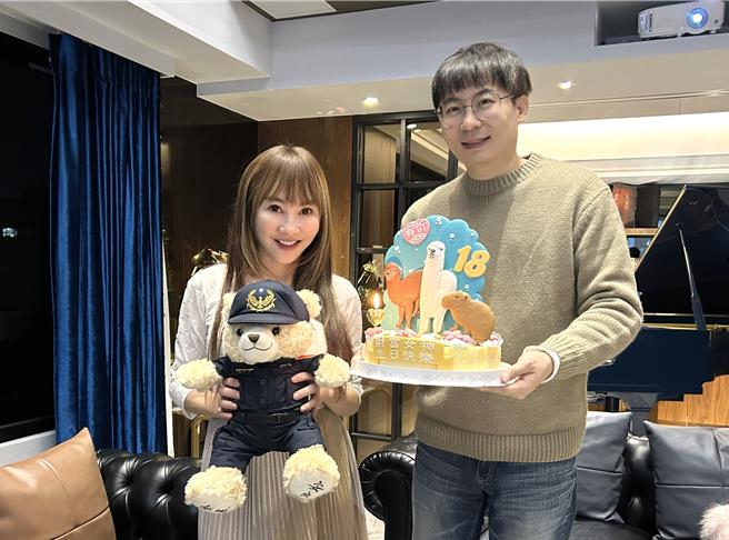 王宥忻日前举办生日派对，前夫翁承旭出席。(固力狗提供)