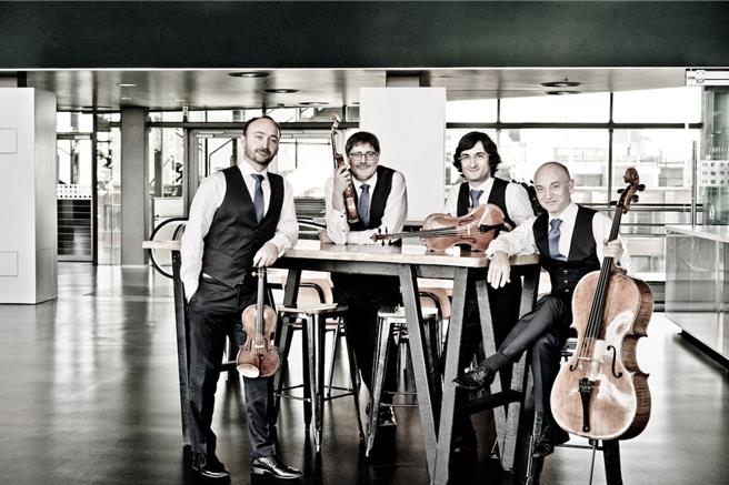 创团32年的丹奈尔四重奏，将在12月初访台，演奏柴可夫斯基弦乐四重奏全集。（鹏博艺术提供／李欣恬台北传真）