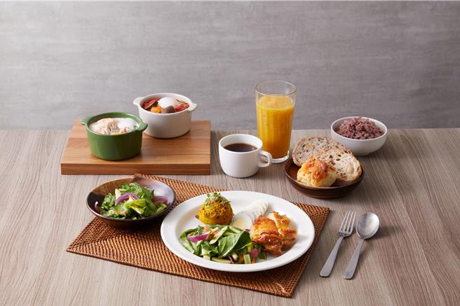无印良品高雄大立旗舰店首度提供Brunch轻食料理，套餐售价落在240-390元。（无印良品提供／朱世凯台北传真）