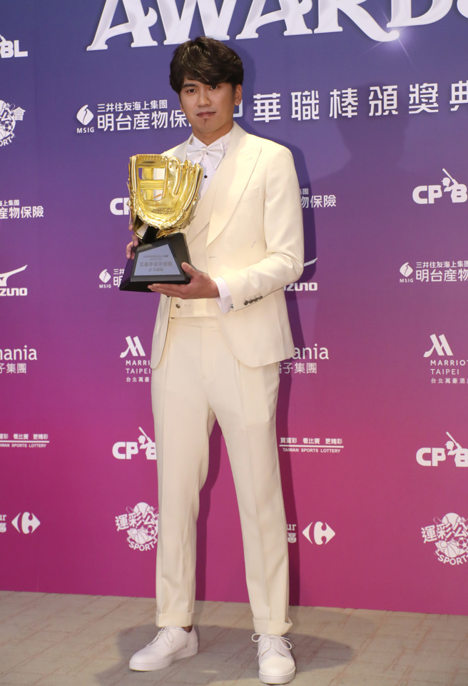 中信兄弟王威晨。（郑任南摄）