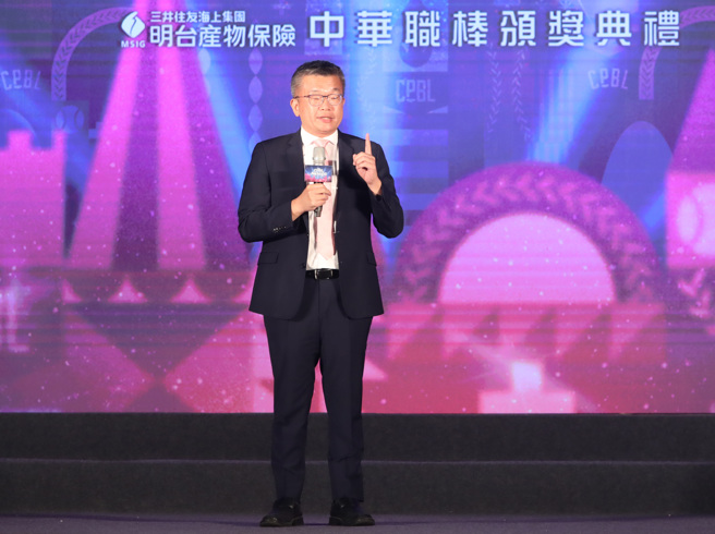 中職會長蔡其昌。（資料照，鄭任南攝）