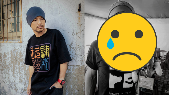 陪伴自己13年的毛小孩过世，黄明志难过发文。（图／翻摄自黄明志 脸书）