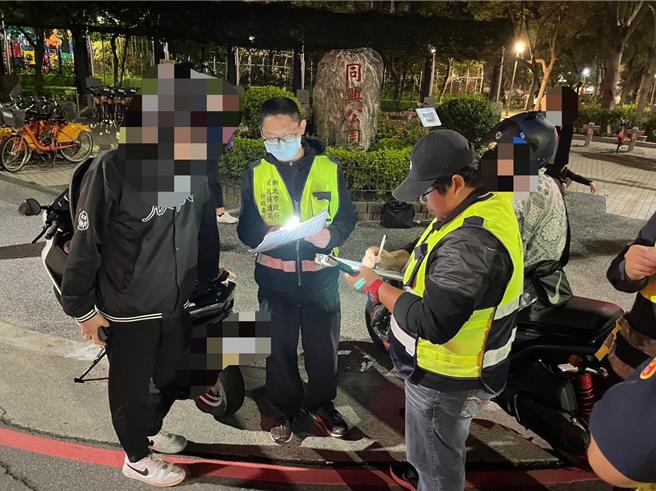 新北市泰山18地區，經常聽到屁孩騎改管噪音車吵到半夜。（新北市林口警分局提供／劉瑋晴新北傳真）