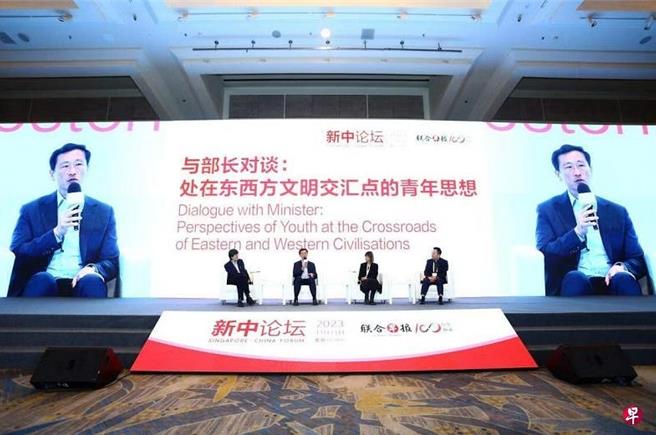 星国明日之星指所有新加坡人都希望中美关系友好，避免衝突。（联合早报）