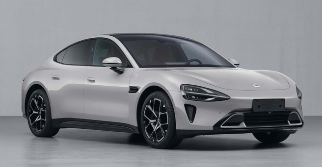 小米電動車外型曝光，引起熱烈討論。（圖／大陸工信部）