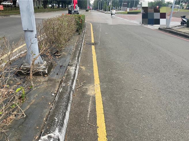 17日下午1时许，屏科大校内体育馆前发生一起自撞事故，大一新生经抢救后仍宣告伤重不治。（警方提供／林和生屏东传真）