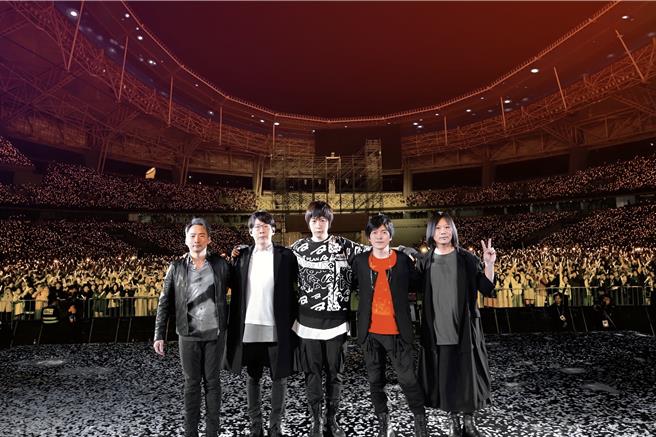五月天《好好好想见到你》亚洲最终场21日完美落幕。（相信音乐提供）