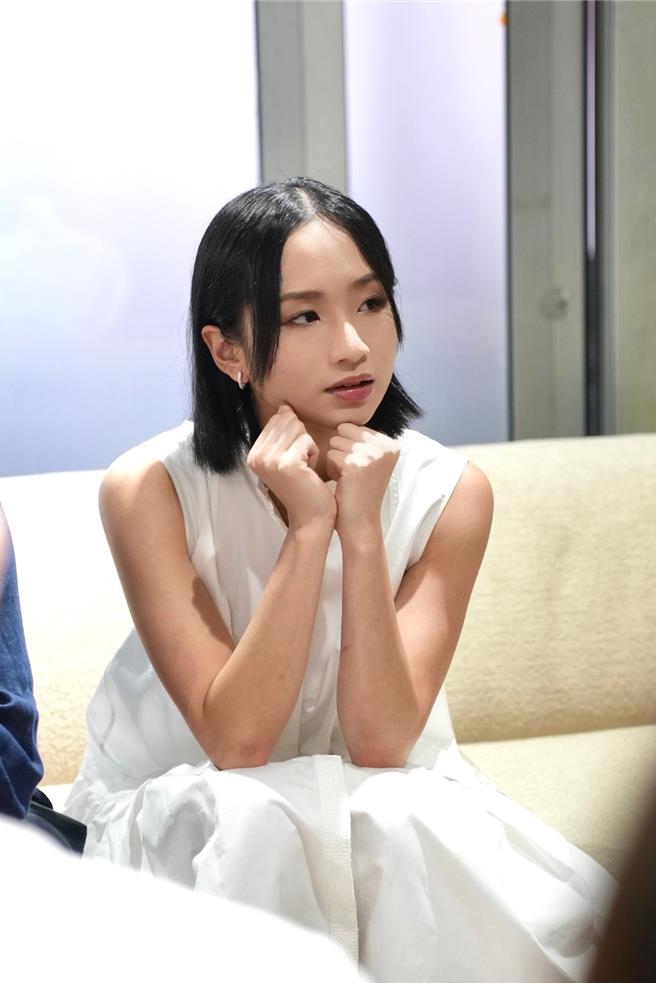 梁雍婷在《白日之下》扮演中度弱智院友，今在金马茶叙上谈角色功课。（金马提供）