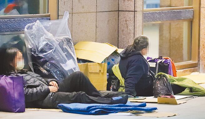 台湾街头游民高达95％都不具低收入户身分。（本报资料照片）