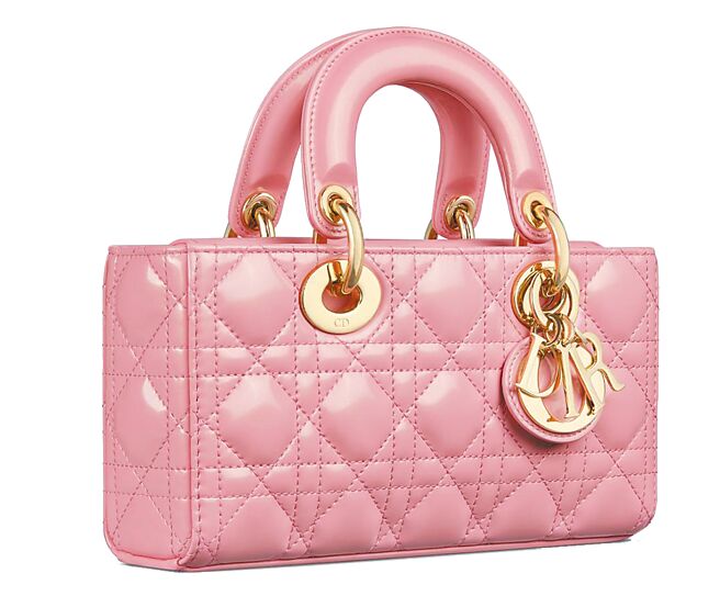 Lady D-Joy粉色小款包，15万元。（Dior提供）