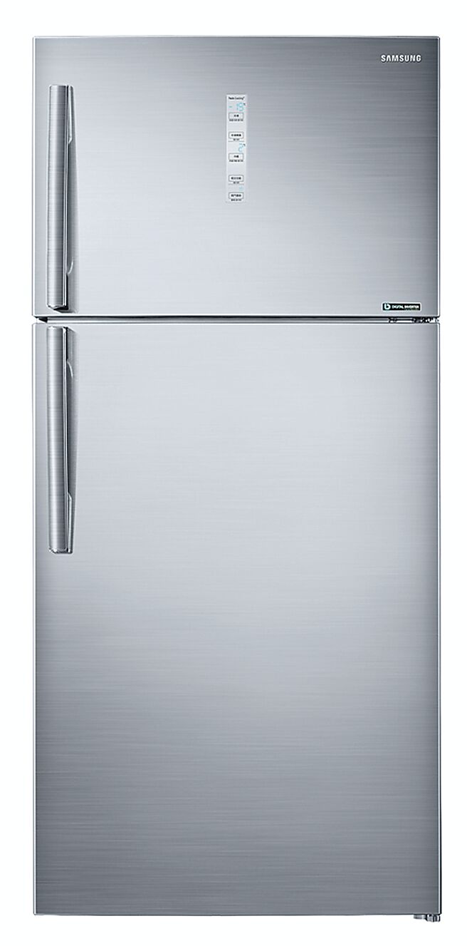 灿坤黑五活动推限时品牌日，Samsung 623公升双循环双门冰箱下杀65折、促销价2万2799元。（灿坤提供）